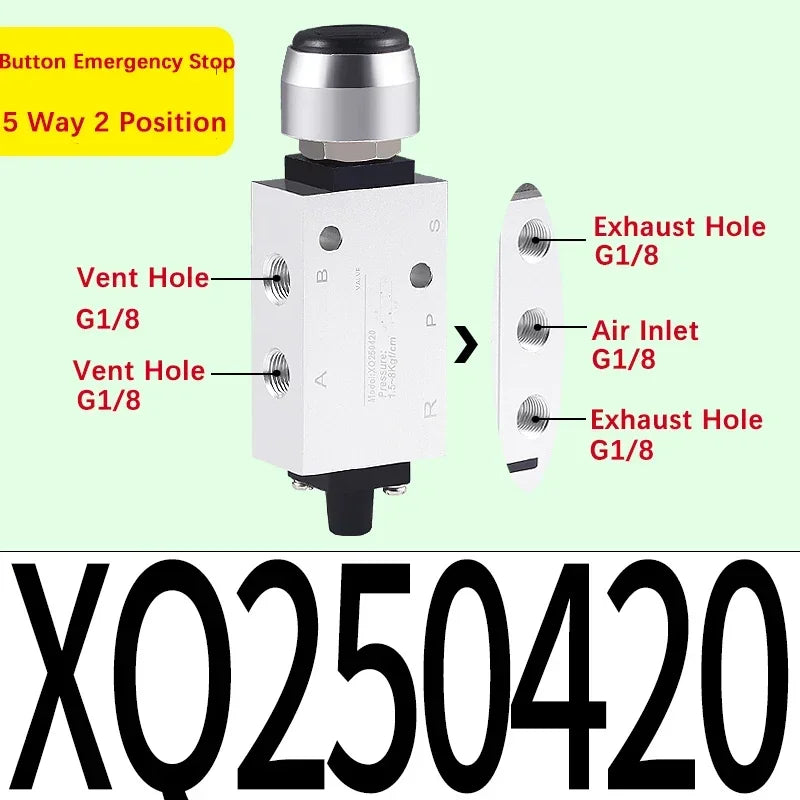 Xinyi type XQ230410 XQ25061 230610 250410 Two Position Three Way Top Stem Valve Pneumatic Mechanical Valve