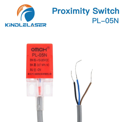 KINDLELASER Inductive Proximity Sensor Switches PL-05N 5mm NPN Out DC10-30V Normal Open NEW for Laser Cutting Machine