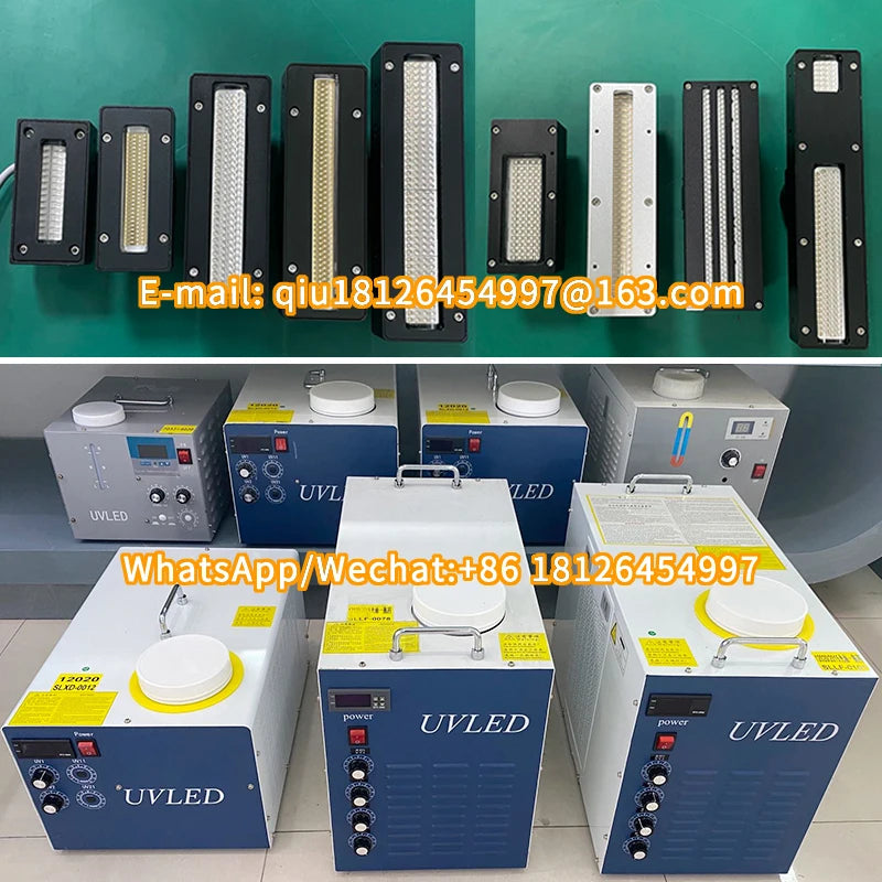 Sistema de Curado UV de Alta Potencia para Serigrafía Impresoras Flexo Sistema de Impresión UV Impresora Plana Equipo 40x20mm