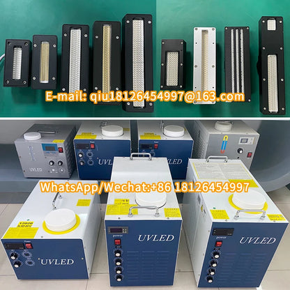 Sistema de Curado UV de Alta Potencia para Serigrafía Impresoras Flexo Sistema de Impresión UV Impresora Plana Equipo 40x20mm