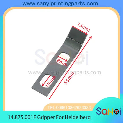 10 Piezas Pinzas de Impresión Heidelberg 14.875.001F para GTO52 Repuestos de Máquina
