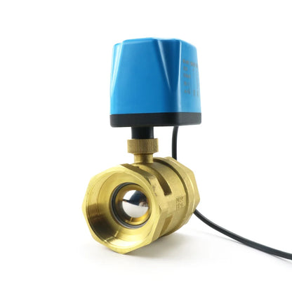 1/2" 3/4" 1" 2" Normally Closed Motorized Ball Valve 220V 12V 24V 2-Wire Brass Electric Solenoid Valve DN15 DN20 DN25 DN32