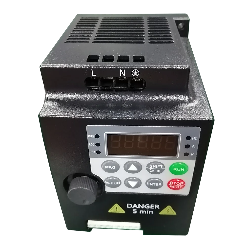 220V 0.75KW/1.5KW/2.2KW 1HP/2HP/3HP Economical Mini VFD Variable Frequency Drive Converter for Motor Speed Control Inverter