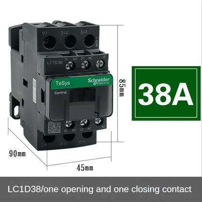Schneider Three-Pole AC Contactors LC1D Series Black 24V 220V 380V Industrial Switching Relays LC1D09 LC1D25 LC1D38 B7C F7C M7C