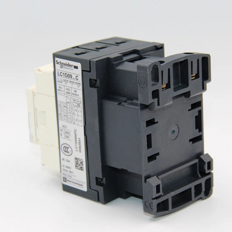Schneider-Industrial Electrical Control Equipment, AC Contactors, LC1D Series, BC7, F7C, M7C, Q7C, 24V, 110V, 220V, 380V