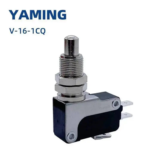 5pcs V-16-1CQ Limit Micro Fretting Switch Plug Panel Type Point Action / Stroke Travel Switches M10 Mounting Size