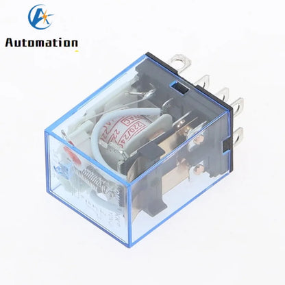 10Pcs LY2NJ HH62P HHC68A-2Z Electronic Micro Mini Electromagnetic Relay 10A 8PIN Coil DPDT AC/DC12v 24v 36v 48v 110v 220v 380v