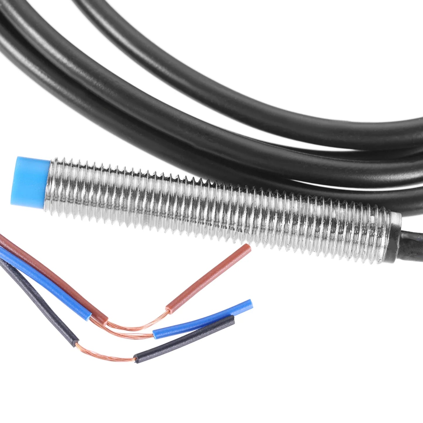 5Pcs Replacement LJ8A3-2-Z/BX NO Normally Open NPN Inductive Proximity Sensor Switch M8 Detector 2mm DC6V-36V 3 Wire