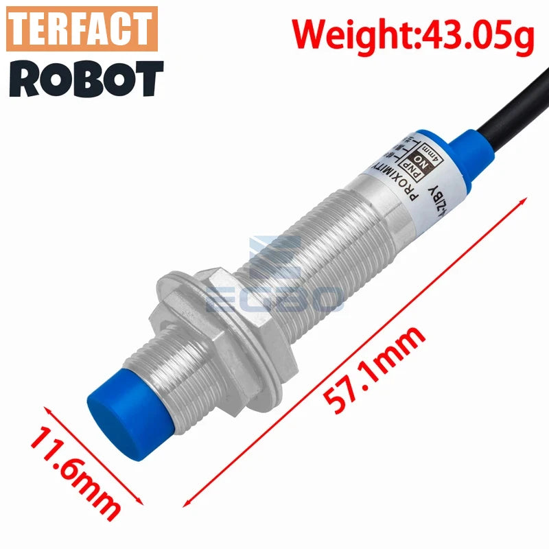 1PCS~10PCS TERFACT ROBOT  LJ12A3-4-Z BX LJ12A3-4-Z/BY New Inductive Proximity Sensor Detection Switch NPN DC 6-36V for Arduino