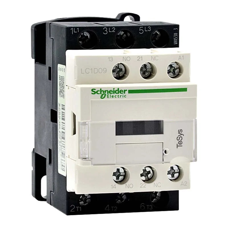 Schneider-Industrial Electrical Control Equipment, AC Contactors, LC1D Series, BC7, F7C, M7C, Q7C, 24V, 110V, 220V, 380V