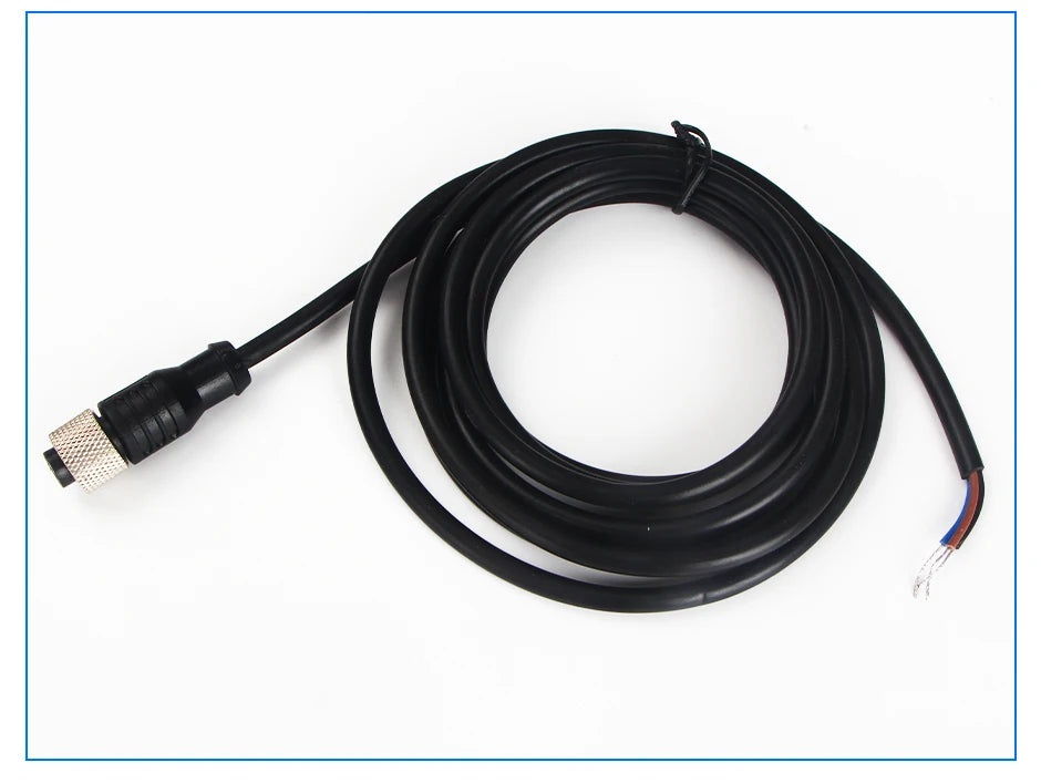 GTRIC Connector Type Inductive Proximity Switch Sensor NPN PNP M12 Pluggable Serie DC 6-36V AC 90-220V Sensing Distance 2mm 4mm