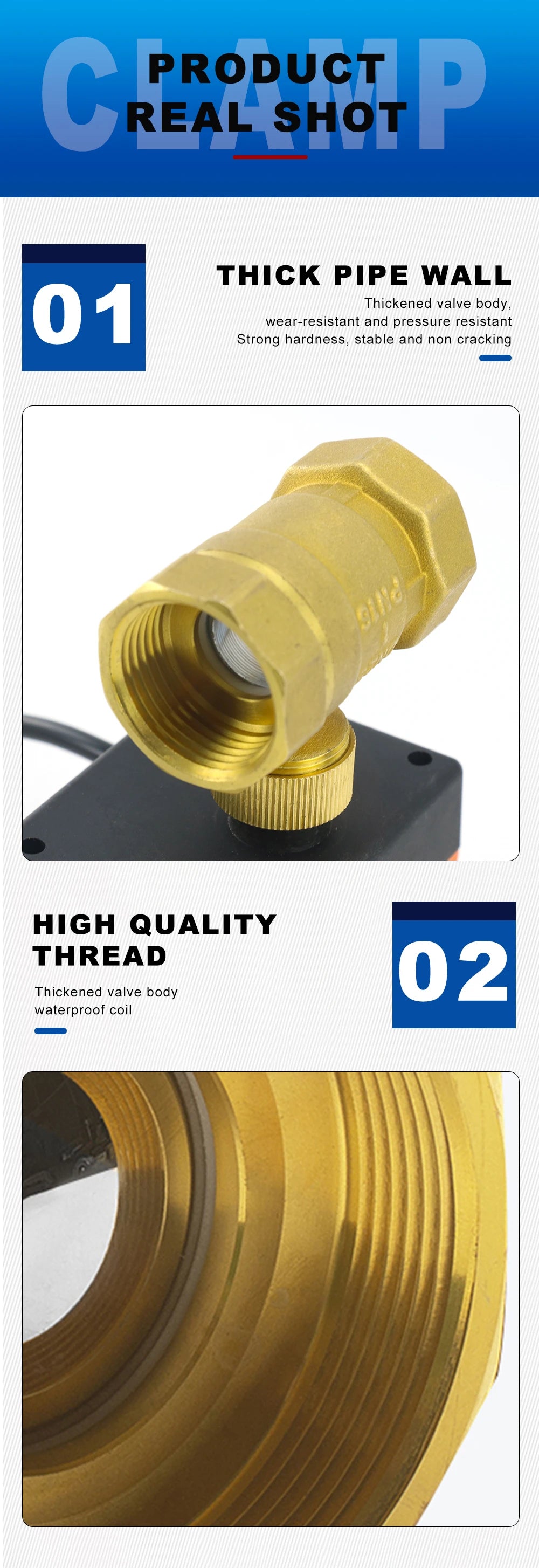 1/2" 3/4" 1" Brass 2-way Motorized Ball Valve DN15/DN20/DN25 Three-Wire two-control Electric Solenoid Valve 220V AC 12V DC
