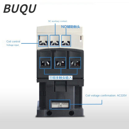 Schneider AC Contactors 220V LC1D Series B7C F7C M7C Q7C - 24V 110V 220V 380V Electrical Control Contactors for Industrial Use