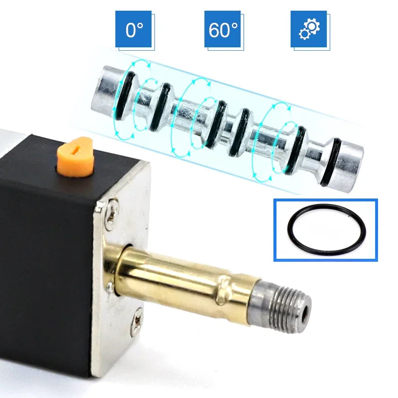 Pneumatic Solenoid Valve 4V110-06 Manifold Stations Multi-way Combination DC12V 24V AC220V 5 port 2 position Solenoid Valves