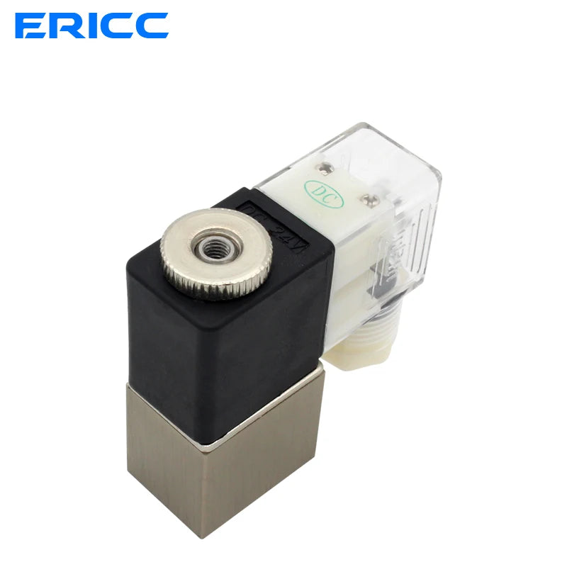 2V025-08 Normally Open 12V 24V 220V 1/4" BSP 2 Way 2 Position Air Solenoid Valve 2V025-08 Pneumatic Control Valve