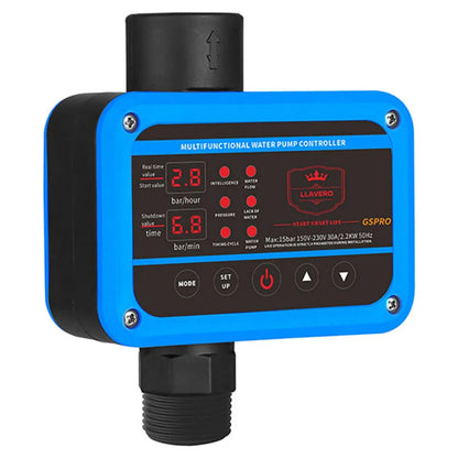 Controlador de Presión Inteligente GS Pro para Bomba de Agua, 0-10 bar, 2.2 kW, Rosca G1