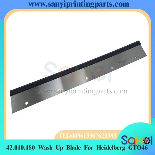 2 Piezas Cuchilla de Lavado Heidelberg GTO46 42.010.180 500x60x0.5mm 5 Orificios para Máquina de Impresión