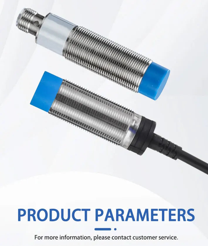 M8 Inductive Proximity Switch Sensor Flush Mount DC 10-30V AC90-250V NPN PNP NO NC Output for Industrial Automation