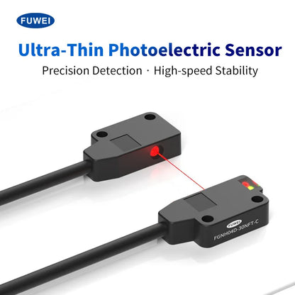 FUWEIFGNH04D-50PFT-C Precision Detection High-speed Stability Ultra-Thin Photoelectric Sensor Micro Sensing Photoelectric Square