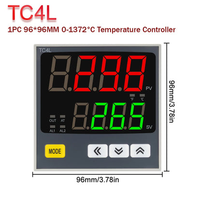 New Intelligen Digital PID Thermostat SSR Relay Voltage Output Universal Input Heating Cool ing Temperature Controller Regulator