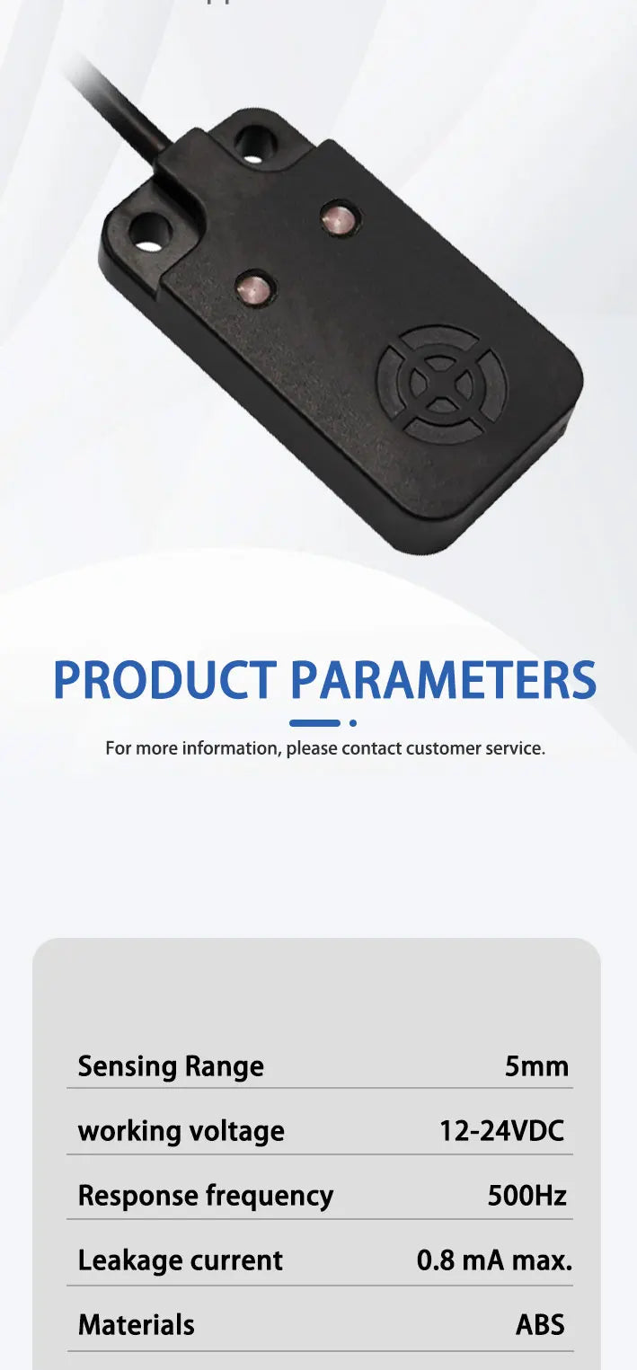 PFI25-8DN 12-24VDC/100-250VAC NPN PNP 8mm sensing range Rectangular Flat-type Inductive Proximity Switche Sensor
