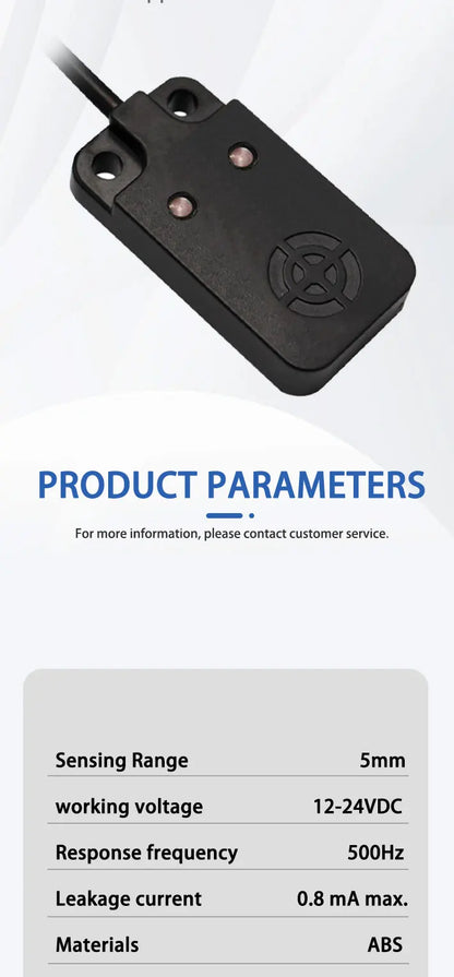 PFI25-8DN 12-24VDC/100-250VAC NPN PNP 8mm sensing range Rectangular Flat-type Inductive Proximity Switche Sensor