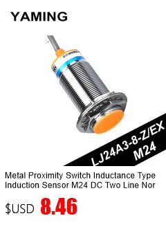Inductive Metal Proximity Switch M30 Sensor DC Three Line PNP/NPN Normally Open LJ30A3-10-Z/BY Detecting Distance 10mm