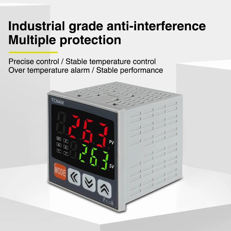 Digital Thermostat SSR+RELAY Output Universal Input TC4S TC4H TC4M PID Temperature Controller Regulator SSR Relay 110VAC 220V