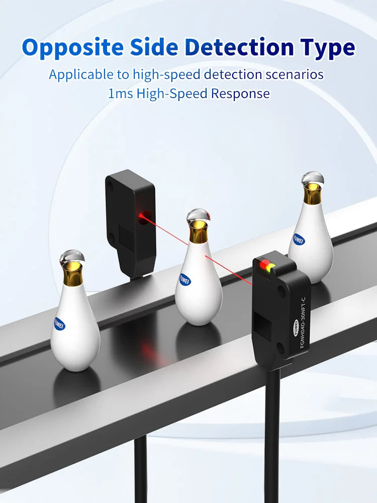 FUWEIFGNH04D-50PFT-C Precision Detection High-speed Stability Ultra-Thin Photoelectric Sensor Micro Sensing Photoelectric Square