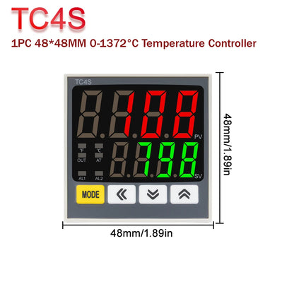 New Intelligen Digital PID Thermostat SSR Relay Voltage Output Universal Input Heating Cool ing Temperature Controller Regulator