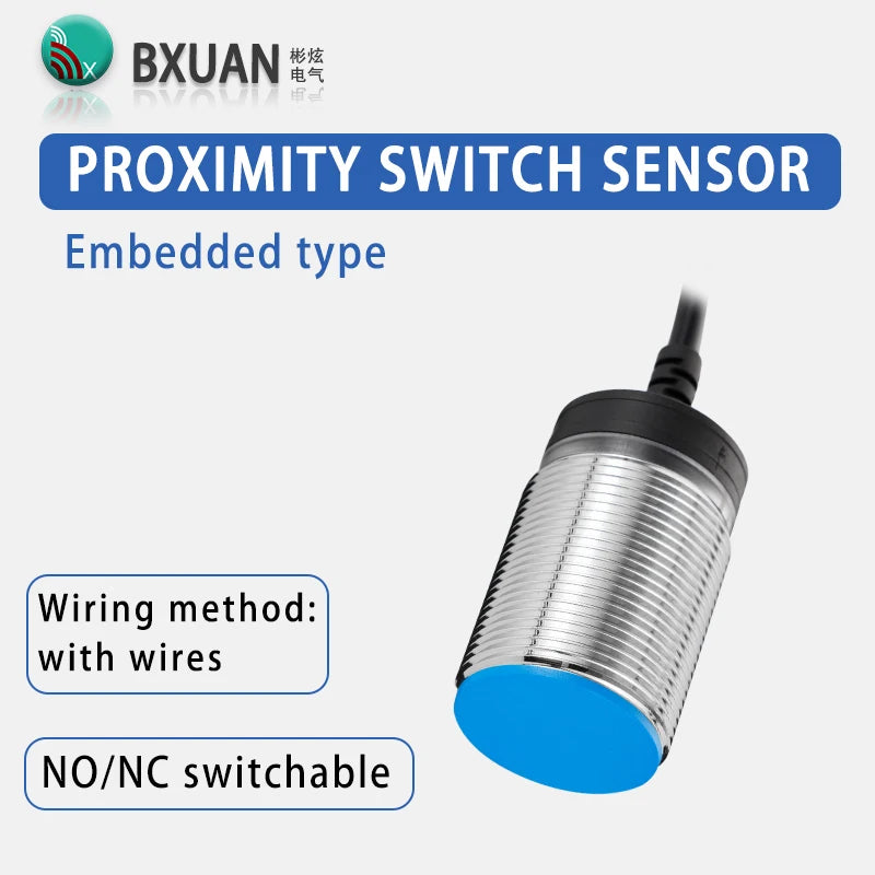 BXUAN M30 Inductive Proximity Switch Sensor Flush DC 10-30V AC90-250V NPN PNP NO NC output