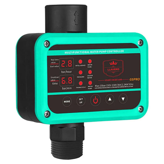 Controlador de Presión Inteligente GS Pro para Bomba de Agua, 0-10 bar, 2.2 kW, Rosca G1