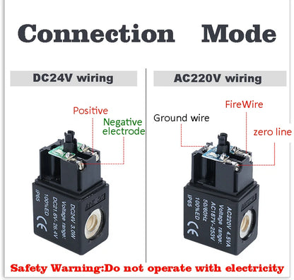 Solenoid Valve Multi-way Combination 4V210-08 Manifold Stations DC12V 24V AC220V With Fittings 5 port 2 position Solenoid Valves