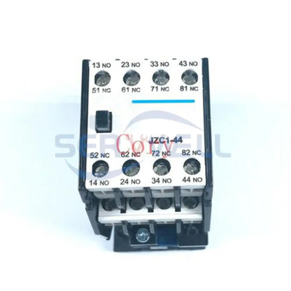 1Pc JZC1-44 AC Contactor Type Intermediate Relay 220V 10A Coil 3Phase 3P 4NO+4NC 35mm DIN Rail AC24V/36V/110V/220V/380V