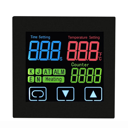 HEATPRESS thermostat with timer and counter function LCD display touch screen Time Alarm PID heat press Temperature controller