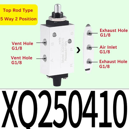 Xinyi type XQ230410 XQ25061 230610 250410 Two Position Three Way Top Stem Valve Pneumatic Mechanical Valve