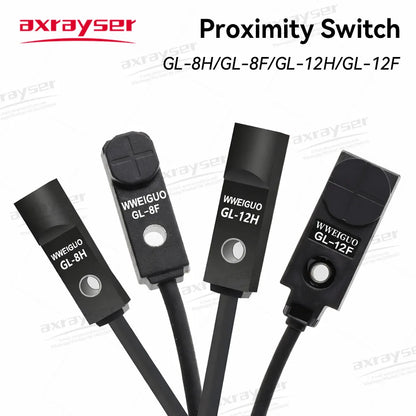 npn Miniature Proximity Switch GL-8H GL-8F GL-12H GL-12F Inductive Proximity Sensor Top sensing detection distance 2.5–4 mm