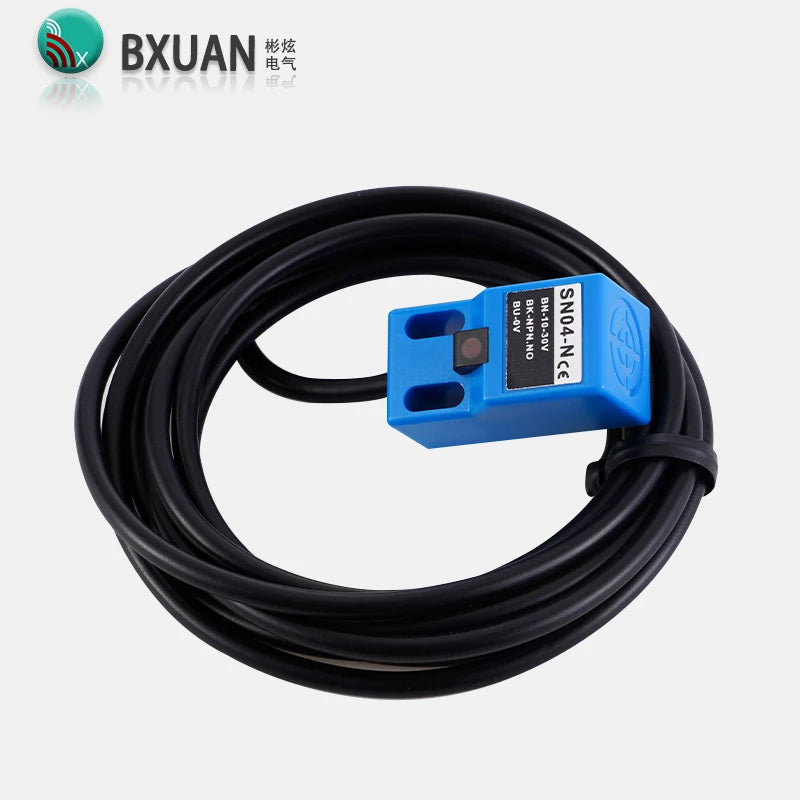 BXUAN SN04 Square Inductive Proximity Switch NPN NO PNP NO 4mm Inductive Sensor