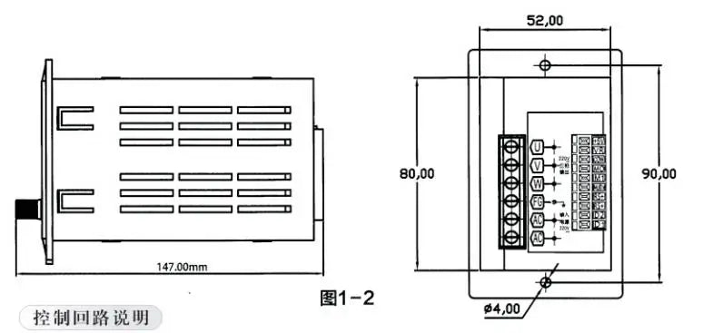 220V1.5KW 2.2KW 4KWSingle Phase input and 3 Phase Output Frequency Converter / Adjustable Speed Drive / Frequency Inverter / VFD