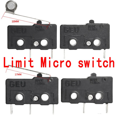 10/50/100PCS Micro Limit Switch with Open/Close Function - Durable Snap Action for Home Appliances and Equipment