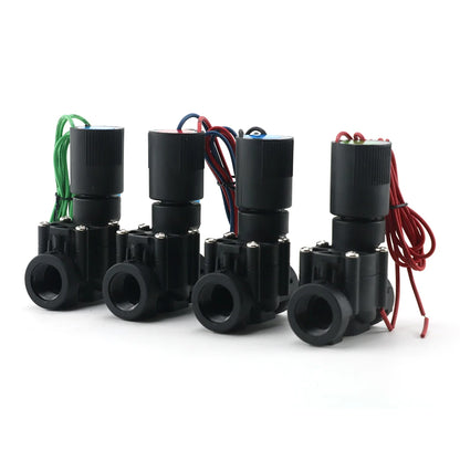 DN15 DN20 DN25 1/2" 3/4" 1" Normally Closed Solenoid Valve AC220V DC12V  Nylon Valve For Farm Garden Landscape Irrigation