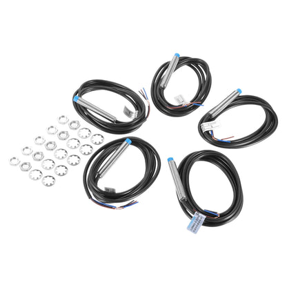 5Pcs Replacement LJ8A3-2-Z/BX NO Normally Open NPN Inductive Proximity Sensor Switch M8 Detector 2mm DC6V-36V 3 Wire