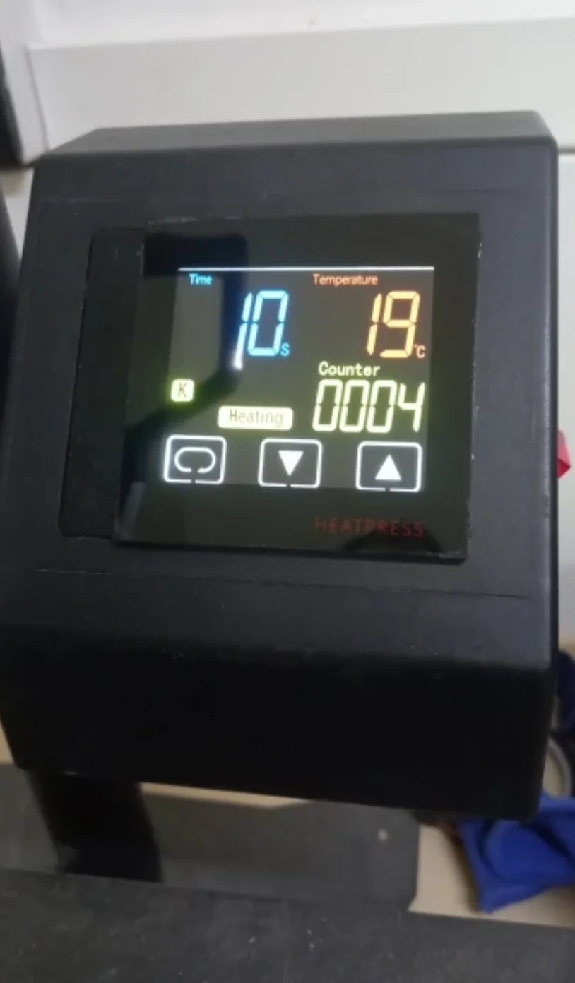 HEATPRESS thermostat with timer and counter function LCD display touch screen Time Alarm PID heat press Temperature controller