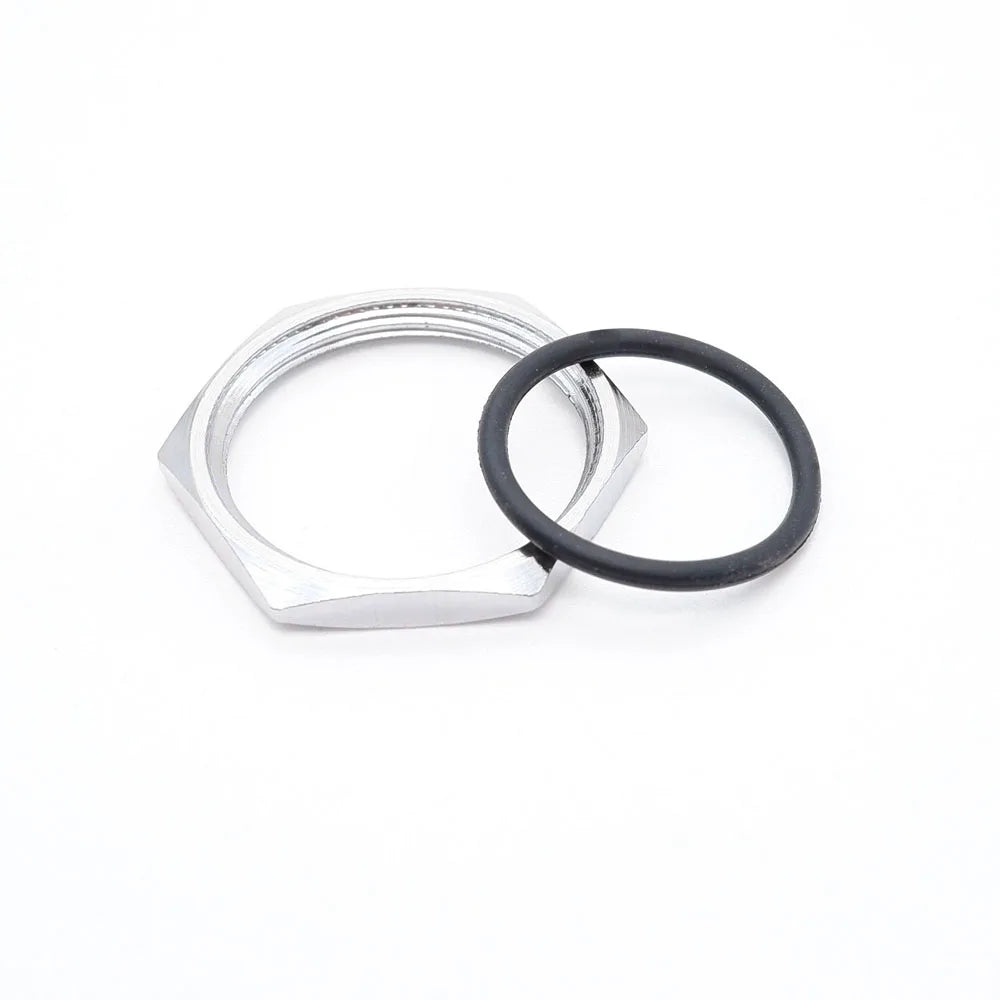 20pcs 16mm 19mm 22mm Metal Push Button Switch LED Ring Power Light Momentary Latching Waterproof  5V 12V 24V 220V Black 1NO1NO