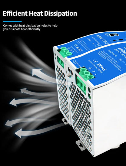 LCTC Switching Power Supply NDR-75W 120W 240W 480W Industrial DIN Rail 12V 24V 48V AC/DC Single Output Power Transformer