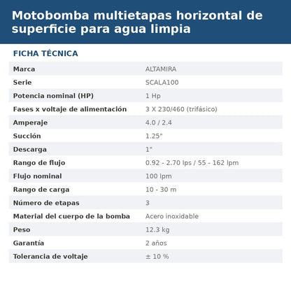 SCALA100-3/3234 ficha