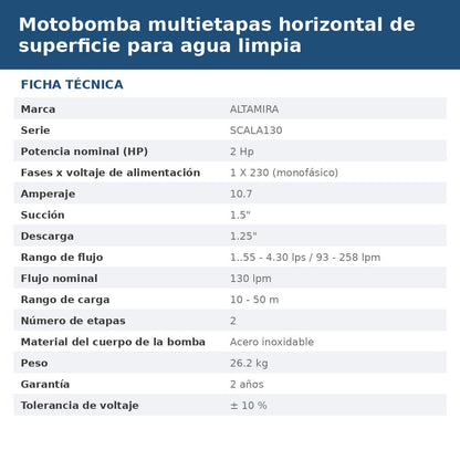 SCALA130-2/1230 ficha