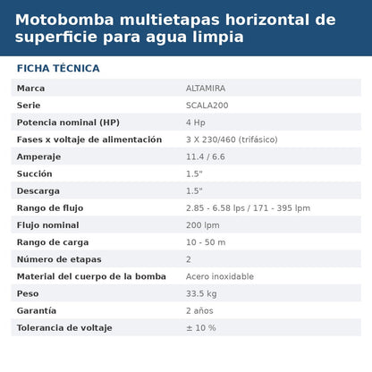 SCALA200-2/3234 ficha