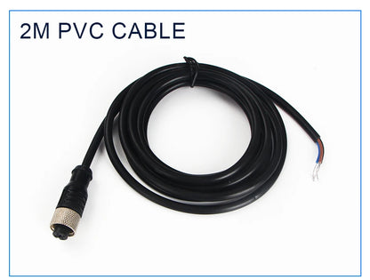 GTRIC M18 Connector Inductive Proximity Sensor NPN PNP M12 4Pins Plug-in Series Flush Distance 5mm 8mm 10-30V DC Metal Switch
