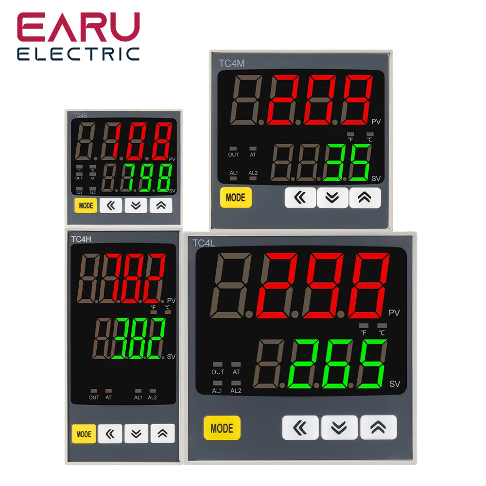 New Intelligen Digital PID Thermostat SSR Relay Voltage Output Universal Input Heating Cool ing Temperature Controller Regulator